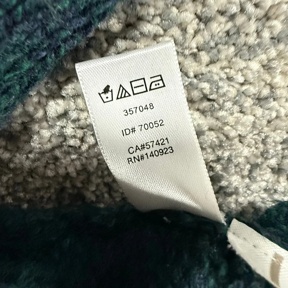 Ann Taylor LOFT Petites Wool Blend V-Neck Sweater Dark Teal Green SP 357048